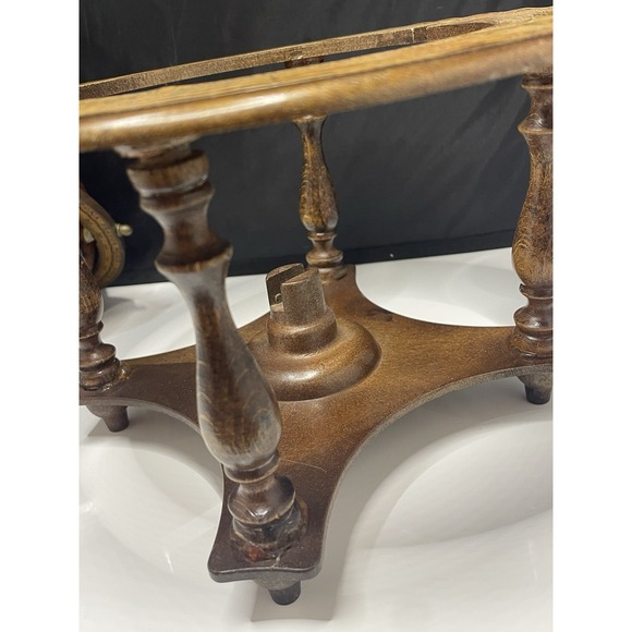 Vintage Wood Old World Globe Desktop Zodiac Astrology  Signs Made in Italy - Picture 11 of 16